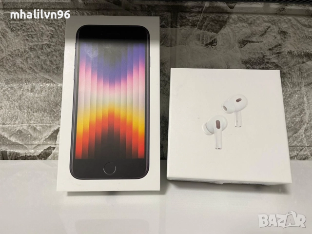 Iphone SE 2022 128GB 83% Battery + Airpods pro 2th , снимка 2 - Apple iPhone - 52420059