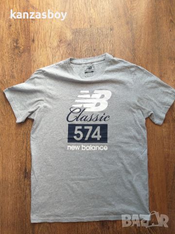 new balance classic 574 - страхотна мъжка тениска Л, снимка 4 - Тениски - 45135617
