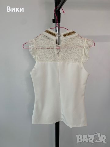 Елегантна блуза размер S/M, снимка 10 - Тениски - 45780750
