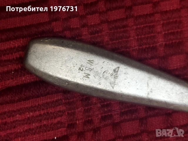 Прибор нож на Вермахта Германия с ясни маркировки , снимка 3 - Антикварни и старинни предмети - 51083445