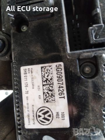 Панел , климатроник за  VW Golf MK7 , 5G0907426T , снимка 3 - Части - 46219434