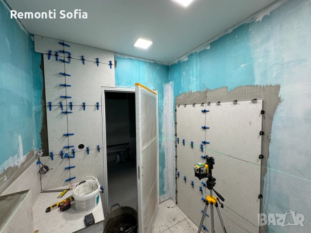 Ремонт на баня, Лепене на плочки, Гипсокартон, Шпакловка, Монтаж на осветителни тела, снимка 2 - Ремонти на баня - 53751103