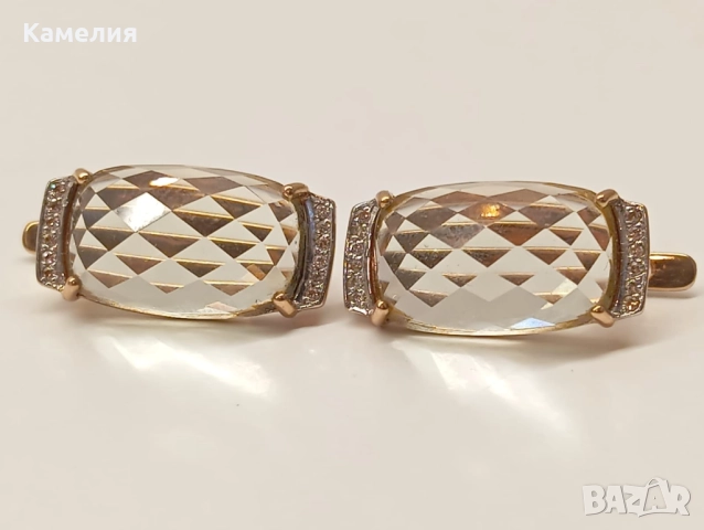 Руско злато. , снимка 2 - Обеци - 51709231