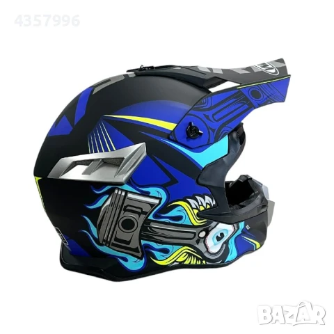 Кросова каска Automat, S, M, L и XL, 3 цвята, снимка 12 - Аксесоари и консумативи - 50509557