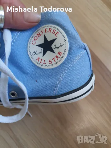 Кецове светло сини Converse N37.5 , снимка 3 - Кецове - 47037020