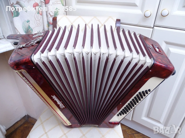 Продавам неупотребяван акордеон Weltmeister 48 баса в отлично състояние, снимка 18 - Акордеони - 53770008