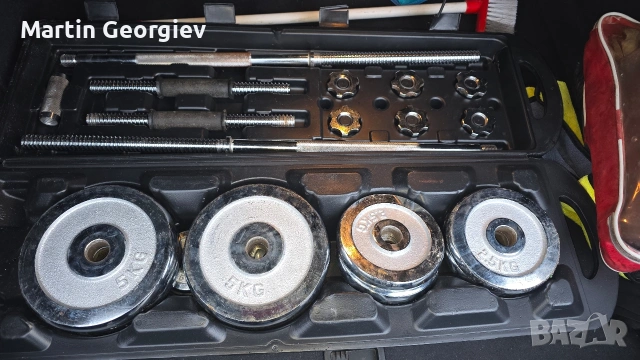 Комплект мулти - щанга до 50 кг. . . , снимка 3 - Фитнес уреди - 54282694