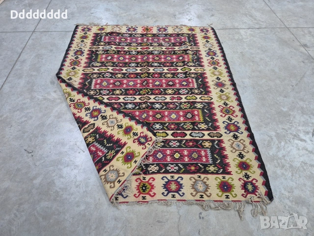 Стар Чипровски килим, снимка 7 - Антикварни и старинни предмети - 53292982