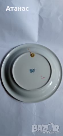 Порцеланова чиния,унгарски порцелан, снимка 2 - Декорация за дома - 45916308