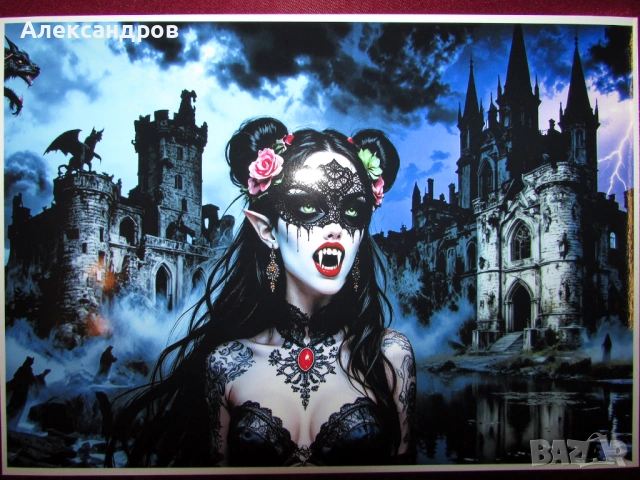 Готик рок плакати А4 anime gothic подходящи за подарък, снимка 2 - Други - 54180365
