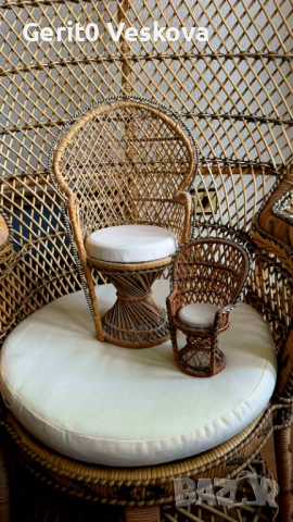 Кресло "Peacock Chair", снимка 3 - Градински мебели, декорация  - 53899508