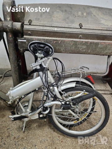 Сгъваем електрически велосипед 20 цола, снимка 2 - Велосипеди - 53986132