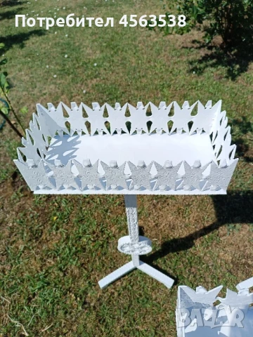 Цветарник метален, снимка 6 - Други - 51354356