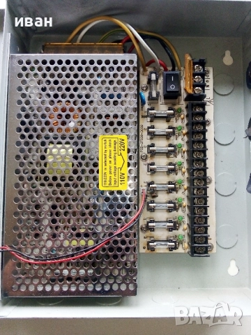 Захранващ блок за камери за видеонаблюдение 12V.DC, снимка 4 - Други - 51979323