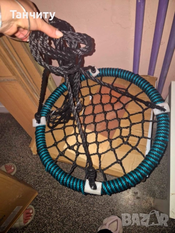 Детска люлка кръг, нова, снимка 2 - Градински мебели, декорация  - 51581672