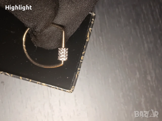 Нежен златен пръстен, цирконии, 14к, 585, 1.3г., снимка 7 - Пръстени - 53541956