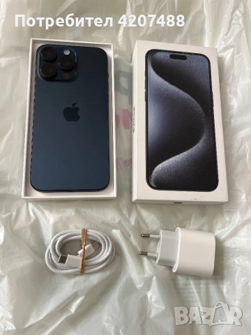 15 pro max 256 gb blue titanium