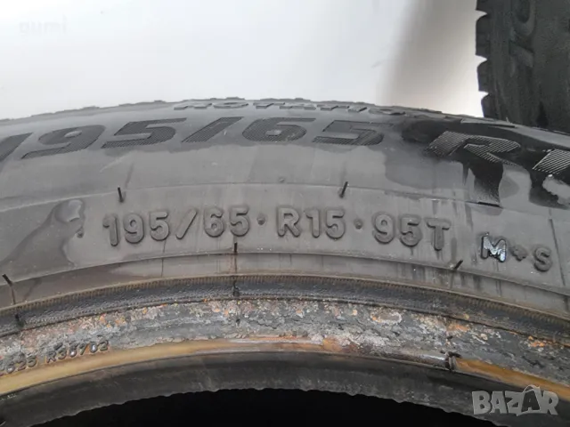 4бр зимни гуми 195/65/15 PIRELLI L02446 , снимка 6 - Гуми и джанти - 48962251