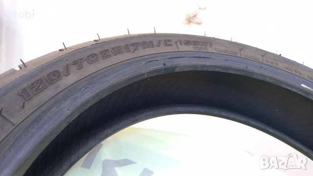 Предна гума за мотоциклет bridgestone battlax bt23 Dot 0421. 120/70/17, снимка 7 - Гуми и джанти - 51234078