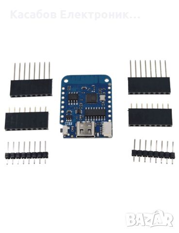 WEMOS D1 Mini V4.0 ESP8266 Микроконтролер WIFI I2C USB-C, снимка 4 - Друга електроника - 46614911