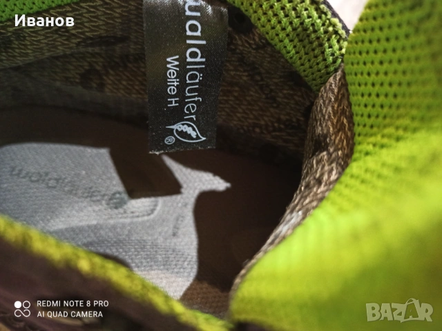 Оригинални туристически обувки waldlaufer, снимка 4 - Дамски ежедневни обувки - 53617694