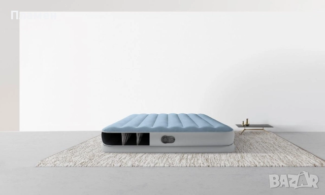 НАДУВАЕМ двоен ДЮШЕК легло, матрак спалня COMFORT Dura-Beam Plus 203X152X36 СМ с USB помпа, снимка 9 - Спални и легла - 13694113