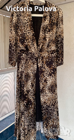 Невероятно красива рокля  леопардов принт ESPIGA, снимка 9 - Рокли - 44978832