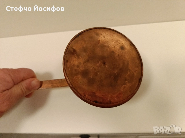 Медно джезве , снимка 4 - Антикварни и старинни предмети - 52596383