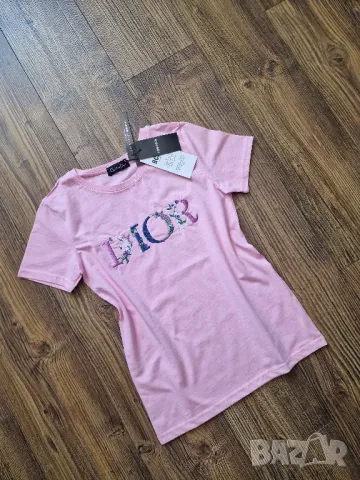 Страхотна дамска тениска DIOR   , нова с етикет, размер S / M ,L , XL, снимка 2 - Тениски - 49488572