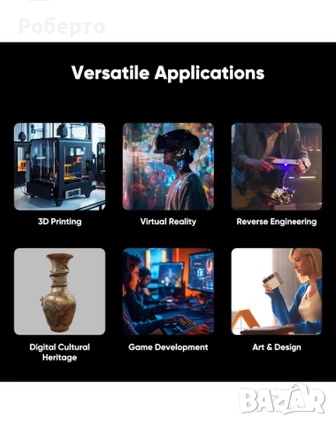 3D принтер FlashForge AD5X + 3D скенер 3DMAKERPRO, снимка 10 - Друга електроника - 52908584