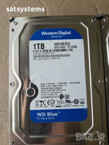 Хард диск Western Digital Caviar Blue WDC WD10EZEX 1TB SATA 6.0Gb/s, снимка 4 - Твърди дискове - 47122358