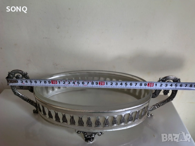 Невероятно Красив Посребрен Съд, снимка 6 - Антикварни и старинни предмети - 51782915