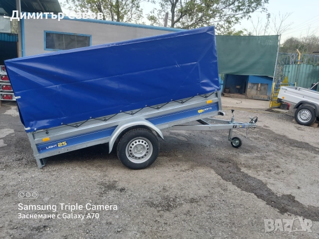Туристическо, самосвално ремарке VESTA LIGHT 25 с брезент и шпригли Н120, снимка 12 - Ремаркета - 52165065