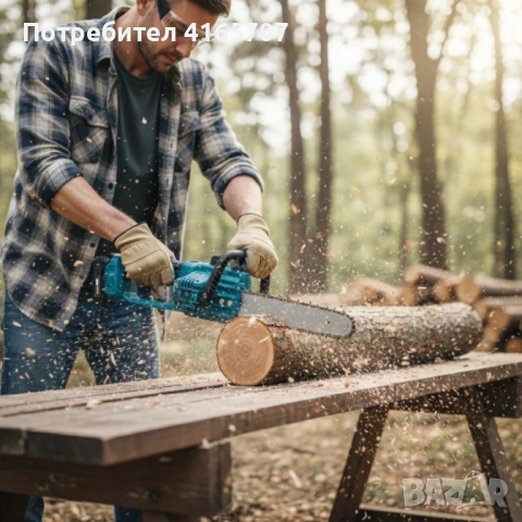 Комплект акумулаторна резачка 30см с маслен филтър и дисплей 36V8A