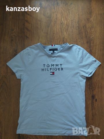Tommy Hilfiger - страхотна мъжка тениска С, снимка 4 - Тениски - 46434189