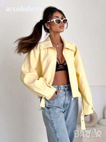 Дамско яке от изкуствена кожа „ECO CHIC“, 3цвята , снимка 15 - Якета - 53610243