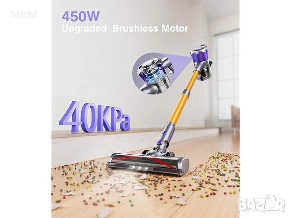 Мощна Безжичната прахосмукачка MBYULO , снимка 4 - Прахосмукачки - 53215742