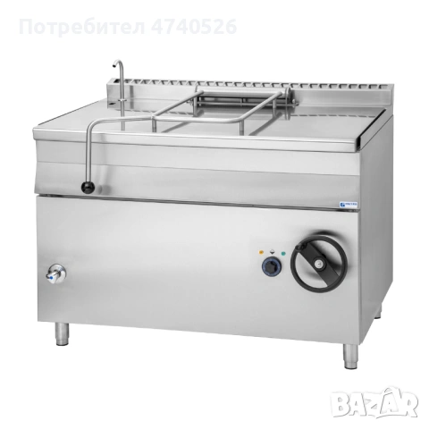Индустриален електрически тиган с накланящ механизъм 120 L