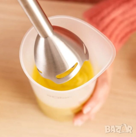 Ръчен пасатор Solac Pro 1201 – 1200W, 4 ножа, Turbo функция, стоманена приставка, мерителна чаша, снимка 7 - Друга електроника - 51896286