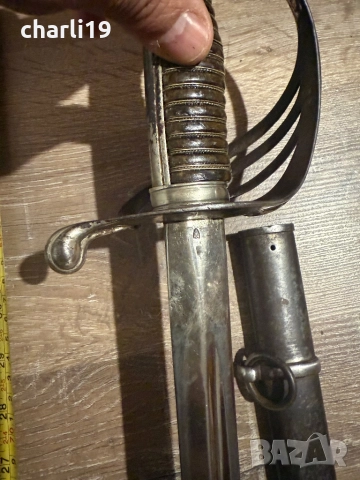Старинна френска сабя , снимка 6 - Антикварни и старинни предмети - 52641103