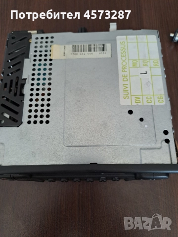 Автомобилен радиоопарат оригинален от лек автовобил "Рено", снимка 5 - Части - 51464484