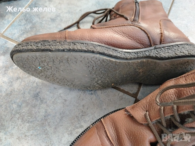 Ботуши естествена кожа,44номер боти 44номер с цип, снимка 9 - Мъжки ботуши - 51702230