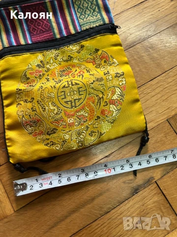 Индийска платнена чантичка унисекс , снимка 5 - Чанти - 51223491