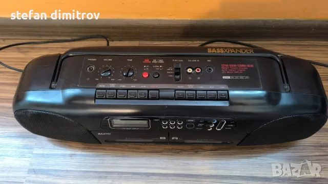 SANYO BASSXPANDER M W748L, снимка 12 - Радиокасетофони, транзистори - 47196408