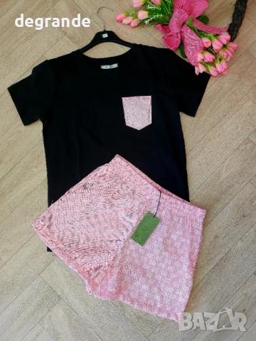 Уникален жакардов сет Gucci от две части