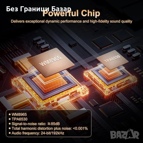 Нов Портативен HiFi MP3 Плейър Lossless DSD 64GB 24bit/192kHz DAC Черен, снимка 3 - MP3 и MP4 плеъри - 53888590