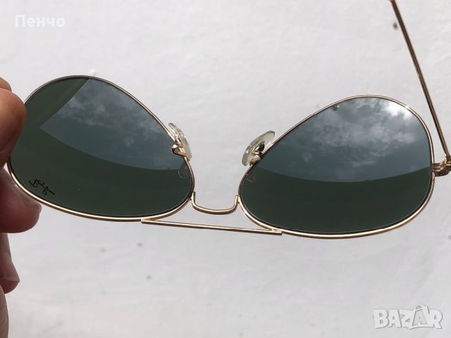 сл. очила "Ray-Ban" AVIATOR - MADE IN ITALY - ОРИГИНАЛ, снимка 11 - Слънчеви и диоптрични очила - 45776630