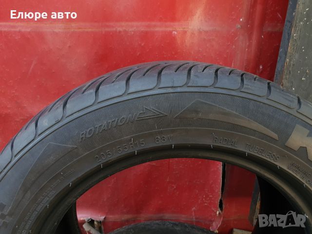 4бр. летни гуми Kumho Ecsta SPT 205/55R15" 88V, снимка 5 - Гуми и джанти - 46689081