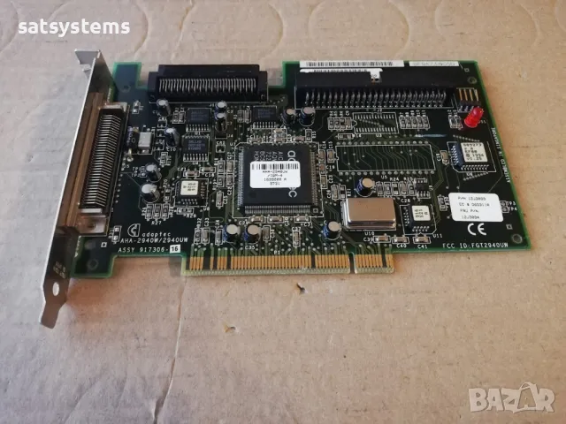 Adaptec AHA-2940UW 50 Pin SCSI Controller Card PCI, снимка 5 - Други - 46811197