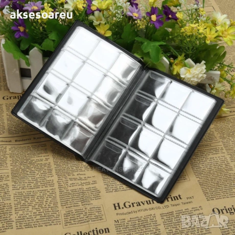 Нов Кожен албум за монети с 10 прозрачни страници с 120 джоба Книга  каталог за колекция на монети, снимка 18 - Нумизматика и бонистика - 53770012